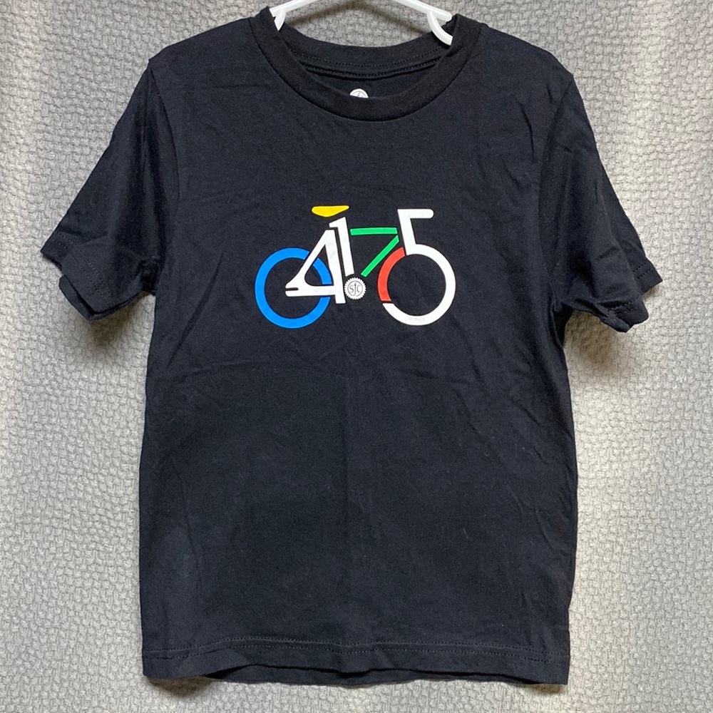 SanFranCycle WeAreSFC 415 Bicycle Tee Sz XS (Toddler)